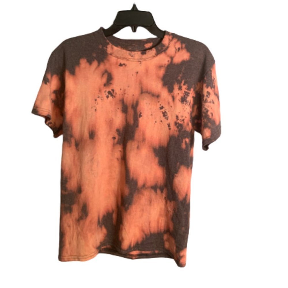Men's Custom  Reverse Dyed Bleached T Shirt